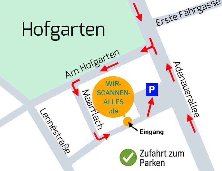 Anfahrtsskizze wir-scannen-alles.de